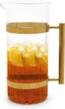 Leopold Vienna Waterkan Arinto 1,4L Transparant/Goud RVS/Glas