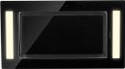 Klarstein Remy Afzuigkap, 90 cm, met filter, 609 m³/uur, 230 W, klasse A, 3 snelheden, touch-bediening en afstandsbediening, ledlicht, afzuigkap en filtering, zwart