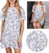 Disney Grijs Mickey Mouse Nachthemd met Korte Mouwen / XS