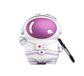 Airpods cartoon astronaut beschermhoes softshell met karabijnhaak (roze)