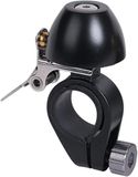 Zefal Classic Bike Bell Fietsbel van messing, efficiënte en elegante bel, retrostijl, kleur zwart