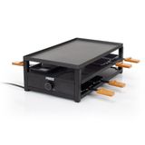 Princess Black Steel Raclette - 8 Person - 1300W - Black