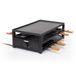 Princess Black Steel Raclette - 8 Person - 1300W - Black