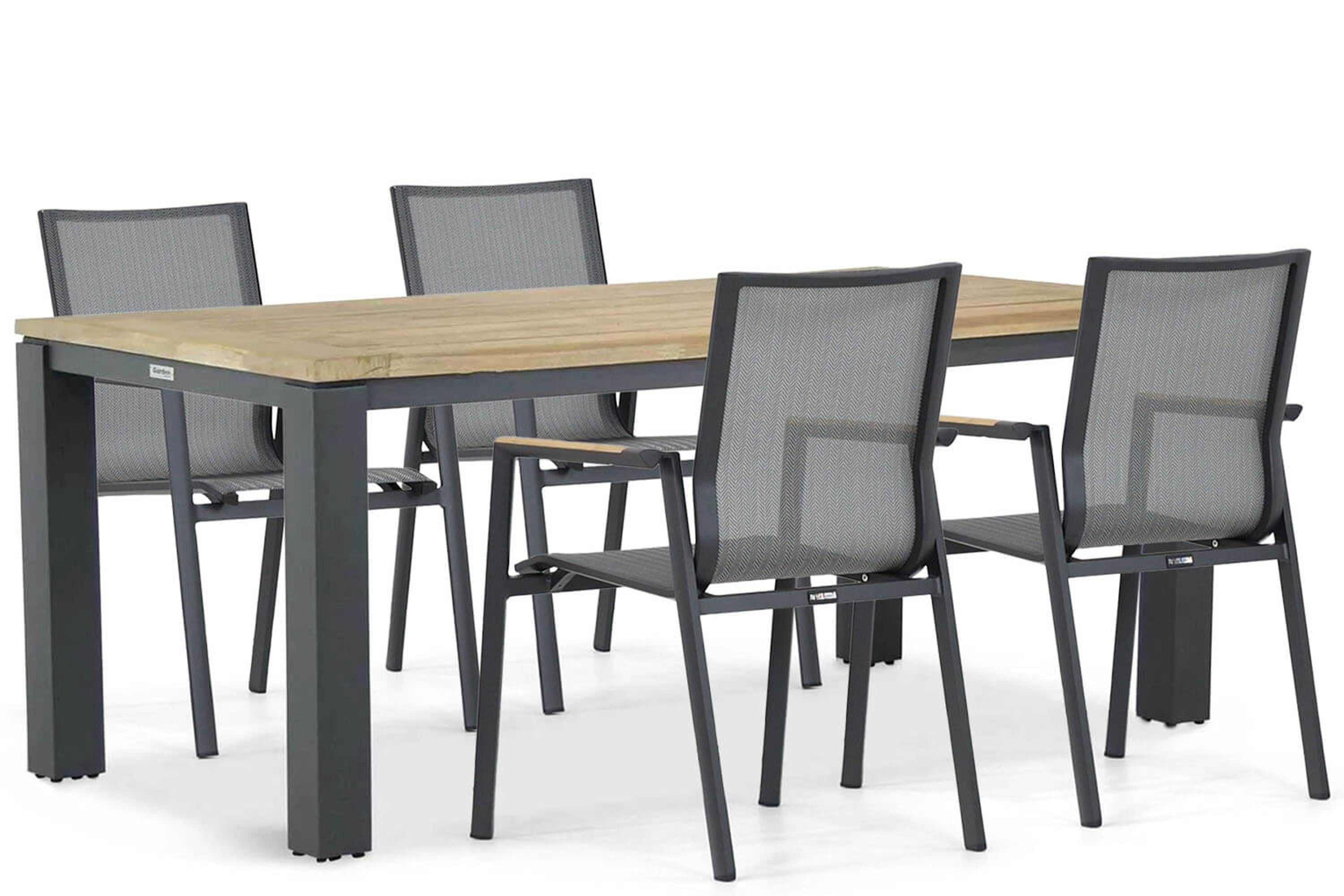 Lifestyle Garden Furniture Lifestyle Fiora/Veneto 180 cm dining tuinset 5-delig