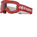 Alpinestars Vision 3 Wordmark Lunettes de motocross - Rouge - Verre clair