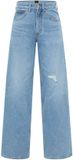 Lee Dames Rider Jeans W28 x L31 Blauw Baumwolle