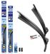 alca® Essuie-glace pour FUJIAN BENZ V260/V260L 01.2016 - 12.2021, SUPER FLAT Balai d'essuie-glace plat, design extra plat, Flexible, revêtement nanographique