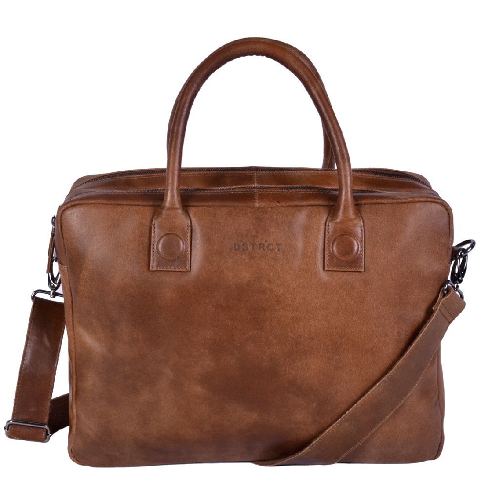 DSTRCT Fletcher Street Laptopbag 15 cognac