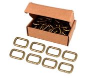 VELOX Rechthoekige ring, oud goud, 26 mm