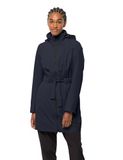Jack Wolfskin Norden Port Jas, nachtblauw, M dames