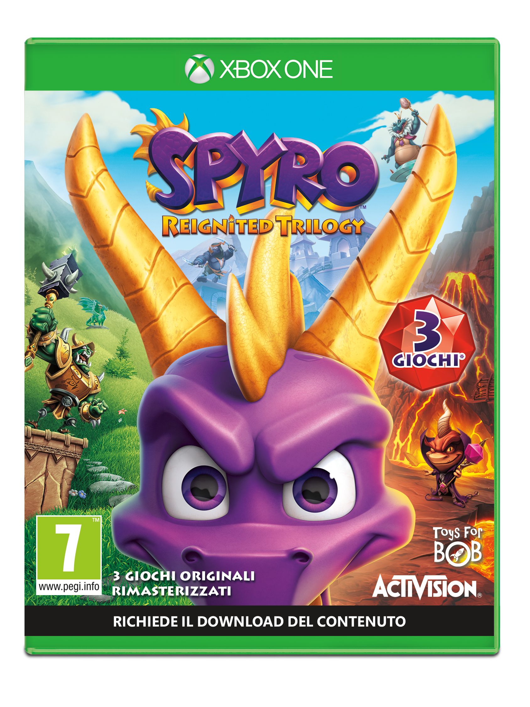 Activision Spyro Reignited Trilogy - Xbox One - Italiaans