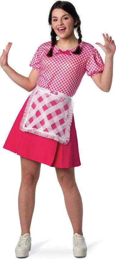 K3 Verkleedkleding - Verkleedjurk De 3 Biggetjes - Maat 38 - Volwassenen