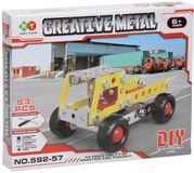 Lobbes Speelgoed BV Constructieset Metaal Kiepwagen, 83dlg.