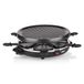 Princess 162725 Raclette Grill Party - 6 Personen - Schwarz - Rund