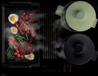 Novy 1881 Easy 65 inductiekookplaat met kookveldafzuiging recirculatie