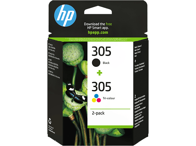 HP 305 Multicolor + Zwart