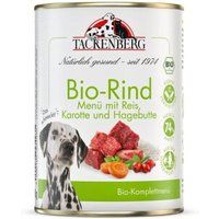 Tackenberg natvoer hond, adult, bio, Rund met wortel 6x400 g