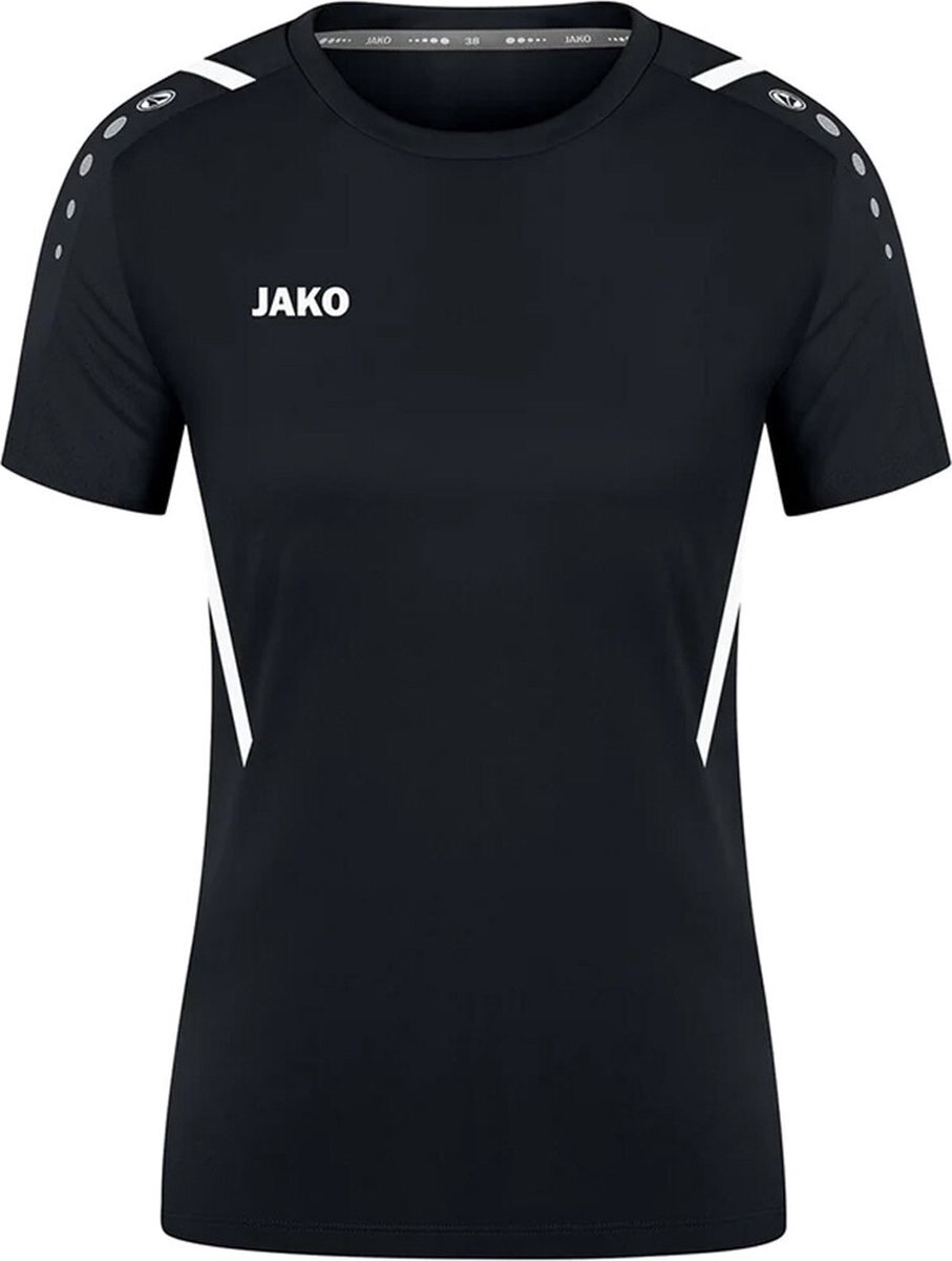 JAKO Dames tricot Challenge, zwart/wit, 4221-802, mt. 34