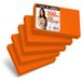 OFITURIA Flashcards A6 oranje glad 300 stuks leerkaarten
