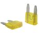 SeKi 5 stuks platte mini-zekeringen 20 A geel 32 V/DC voor boot, aanhanger, vrachtwagen, caravan