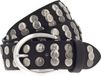 Vanzetti Leren Riem Hollywood Boulevard 35mm Full Leather Belt W105 Black Zwart
