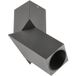 GTV Venetio Plafondlamp, draaibaar, opbouwlamp, vierkant design, draaibare kop voor accentverlichting, GU10 max 20 W fitting, aluminium, mat zwart