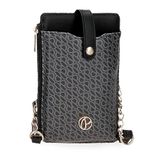 Pepe Jeans Megan Kleine schoudertas zwart 9,5 x 16,5 cm kunstleer, Zwart, Eén maat, Kleine schoudertas