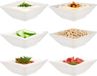 Vessia Amuse/Dessert Kommetjes/Serveer Schaaltjes - Set van 6 - Wit - Keramiek - 12x12x4 cm