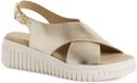 Marco Tozzi Dames Sandaal 2-28281-44 957 Metallic Sleehak Leer Maat 38 EU