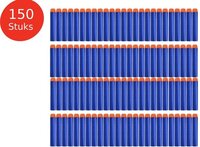 150 Darts - Geschikt voor NERF N-Strike Elite Toy guns - Blasters refill - Speelgoedpistool Pijlen - inclusief Rheme Liniaal
