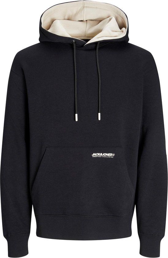 JACK&JONES JJELEGACY SWEAT HOOD NOOS Heren Hoodie - Zwart - Maat XXL