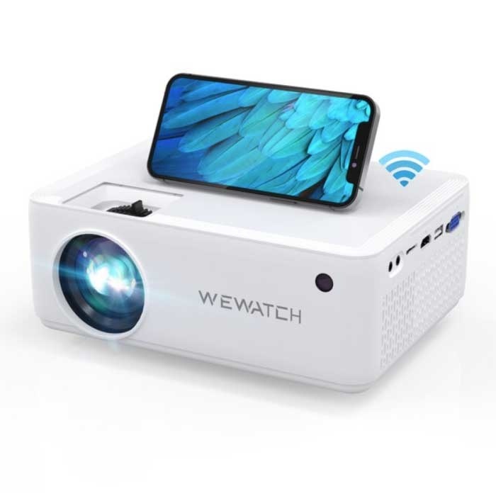 WeWatch WeWatch V10 LED Projector - Mini Beamer Home Media Speler Wit