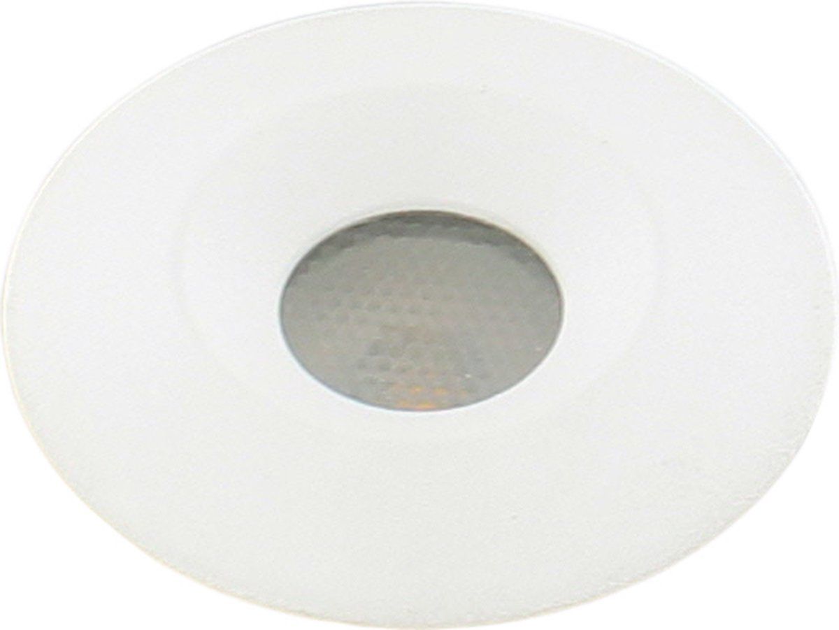 Fonkel Letsleds Mini Wit Badkamer Spotje - IP68 - Douche Nis Verlichting - Volledig waterdicht - 3 Watt LED - Sfeervol en warm licht