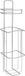Metaltex Tomado WC Rolhouder Reserverol Onda Polytherm Blauw 14x14x52cm