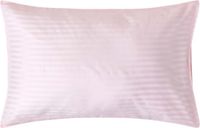 Homescapes Satijn Streep Katoen Kussensloop 50x75 cm – Roze – 100% Egyptisch Katoen – Draaddichtheid 330