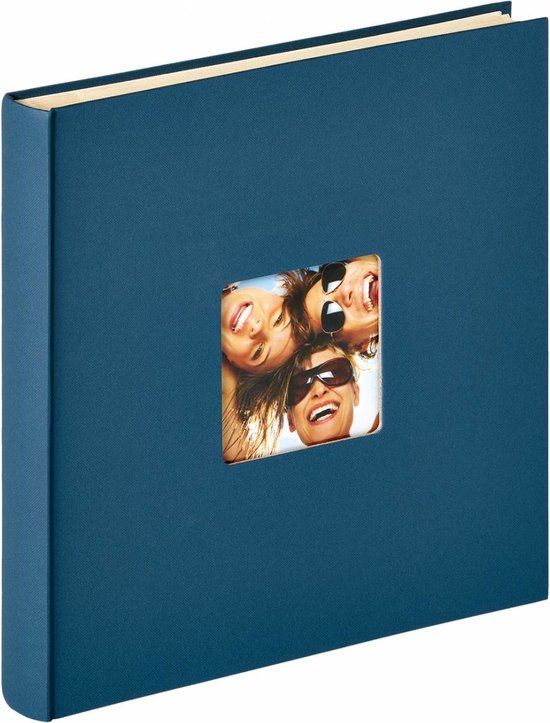 Walther Fun Fotoalbum - Zelfklevend - 50 pagina's - Blauw