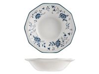 H&H Rose Blue Earthware Soepborden, 20 cm, 6 stuks