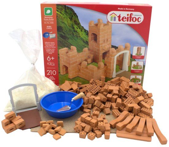 Teifoc Bouwdoos - Kasteel - Klein | Bouw je Eigen Kasteel - 3 Modellen