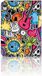 B2Ctelecom iPad (2022) 10.9 Housse de tablette avec support Punk Rock