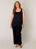 BASE LEVEL CURVY Yanne Tops - Black - maat X-0(44)