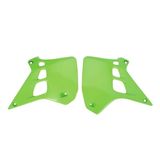 POLISPORT 8495600001 - Radiatorhoezen sterke en duurzame compatibel met motorfietsen KAWASAKI in kleur Groente