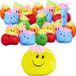 Merkloos 24x balle anti-stress avec visage - balle anti-stress de 6 cm - malléable - enfants