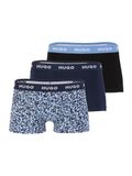 HUGO Boxershorts navy / lichtblauw / zwart / wit