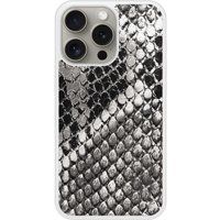 iPhone 15 Pro Bedrukt siliconen hoesje Texture Python