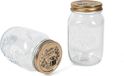 Bormioli Rocco Pots de cuisine - 2x - Avec bouchon à vis - Verre - 1 litre - 10 x 18 cm - Pots de conserve