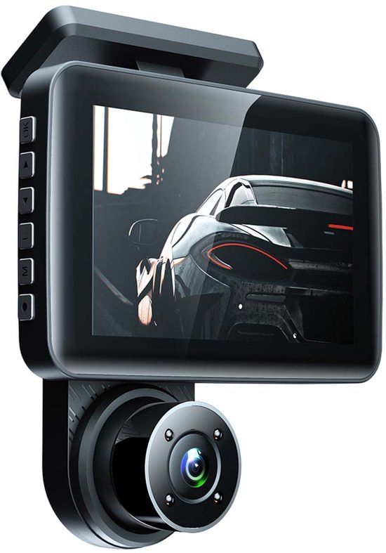 Urban Factory Full HD Dashcam met Dubbele Lens en 4-inch Scherm