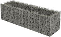 vidaXL Gabion plantenbak verhoogd 180x50x50 cm gegalvaniseerd staal