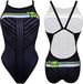 CROTTON SA Turbo Revolution Lines Maillot de bain Noir S Femme