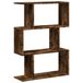 VidaXL Kamerscherm / boekenkast 3-laags 70x24x97 cm hout gerookt eik