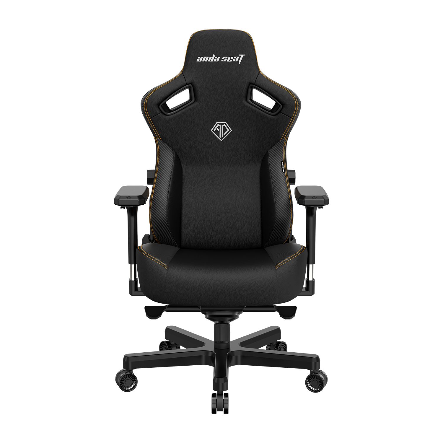 Anda Seat Kaiser 3 Gaming Chair - Black - Padded Seat & Backrest - 4D Armrests - Leatherette - Steel Frame